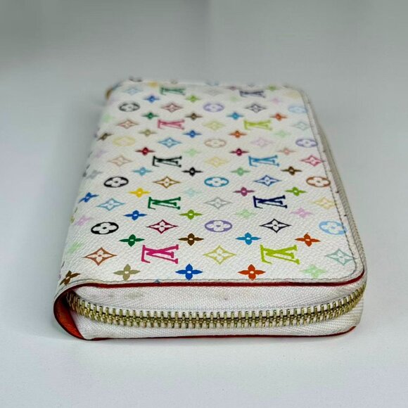 Louis Vuitton Multicolor White Wallet with Colorful Monogram Design - Picture 3 of 8